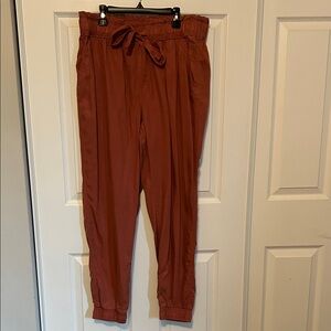 SO Drawstring Elastic Waist Jogging Pants w/Pockets Women's XL